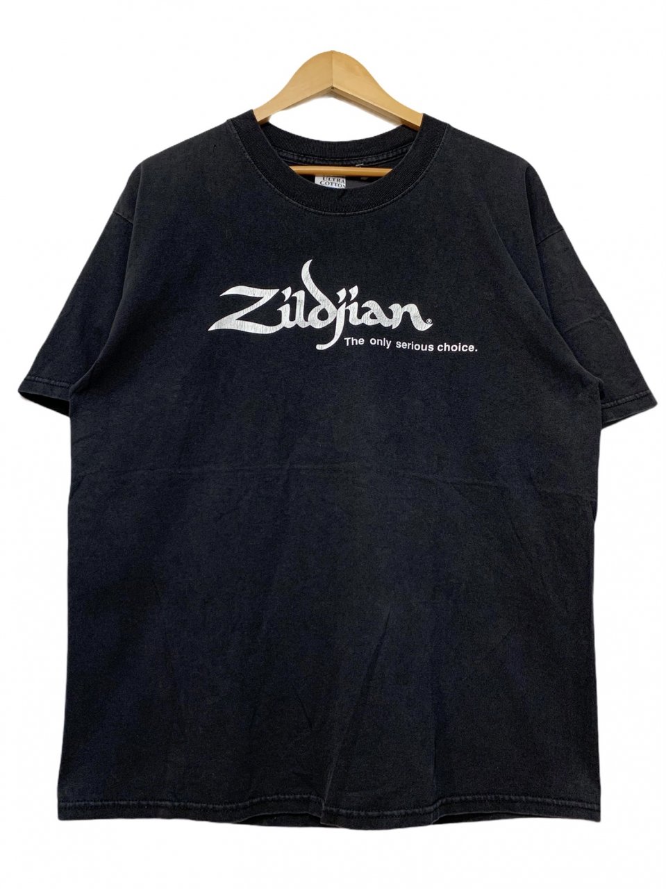 00s ZILDJIAN Logo S/S Tee 黒 L ジルジャン 半袖 Tシャツ ロゴ プリント シンバル 楽器 企業物 企業T ブラック 古着  - NEWJOKE ONLINE STORE