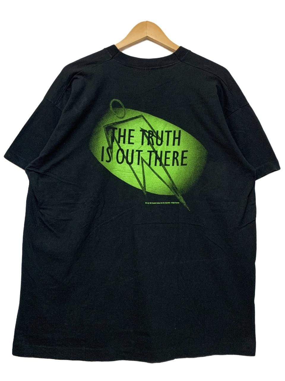 USA製 94年 THE X FILES S/S Tee 黒 XL 90s Xファイル 半袖 T USA製 94年 THE X FILES S/S Tee 黒 XL 90s Xファイル 半袖 T