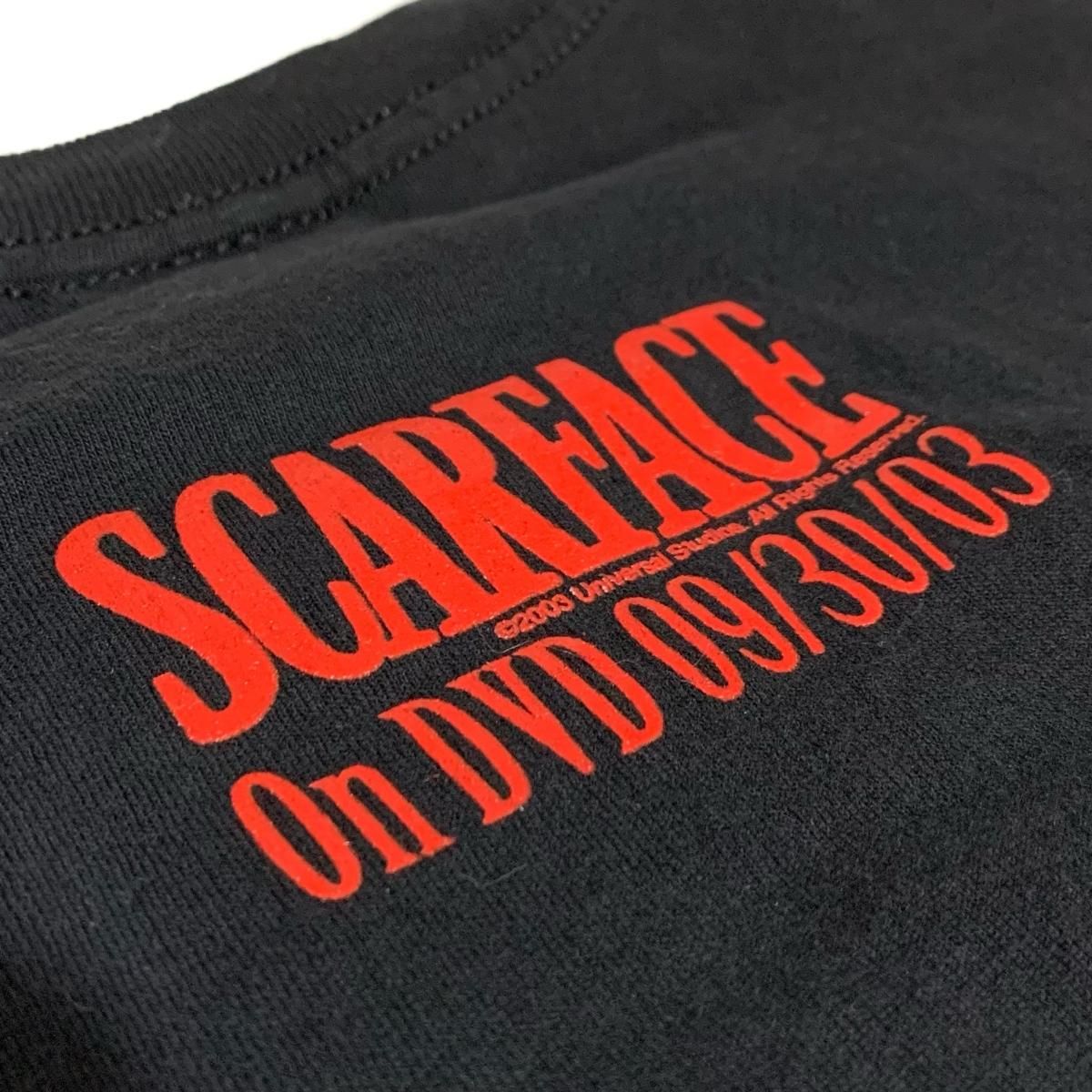 03年 SCARFACE Logo S/S Tee 黒 L 00s スカーフェイス 半袖 T 03年 SCARFACE Logo S/S Tee 黒 L 00s スカーフェイス 半袖 T
