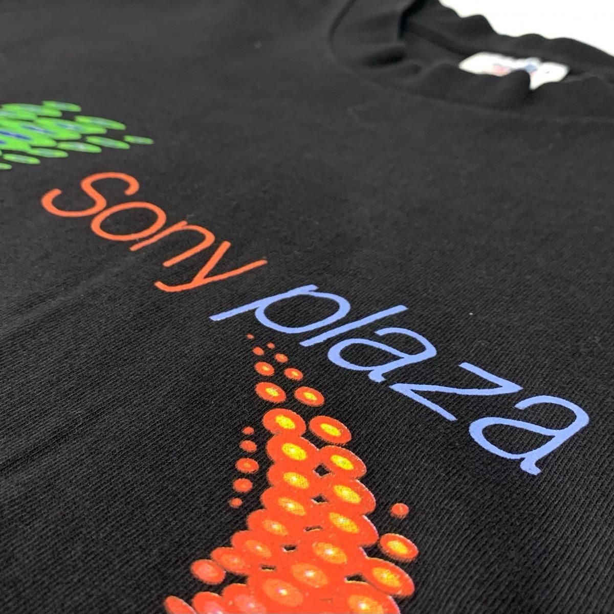 USA製 90s SONY PLAZA Print S/S Tee 黒 XL ソニープラザ 半袖 T USA製 90s SONY PLAZA Print S/S Tee 黒 XL ソニープラザ 半袖 T