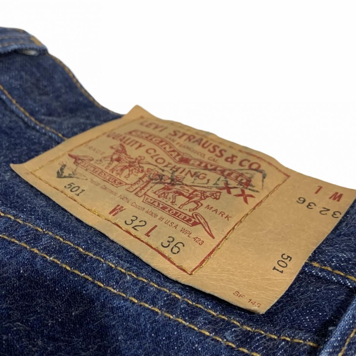 わたり31cm90s Levi's リーバイス 501XX バレンシア工場製 濃紺