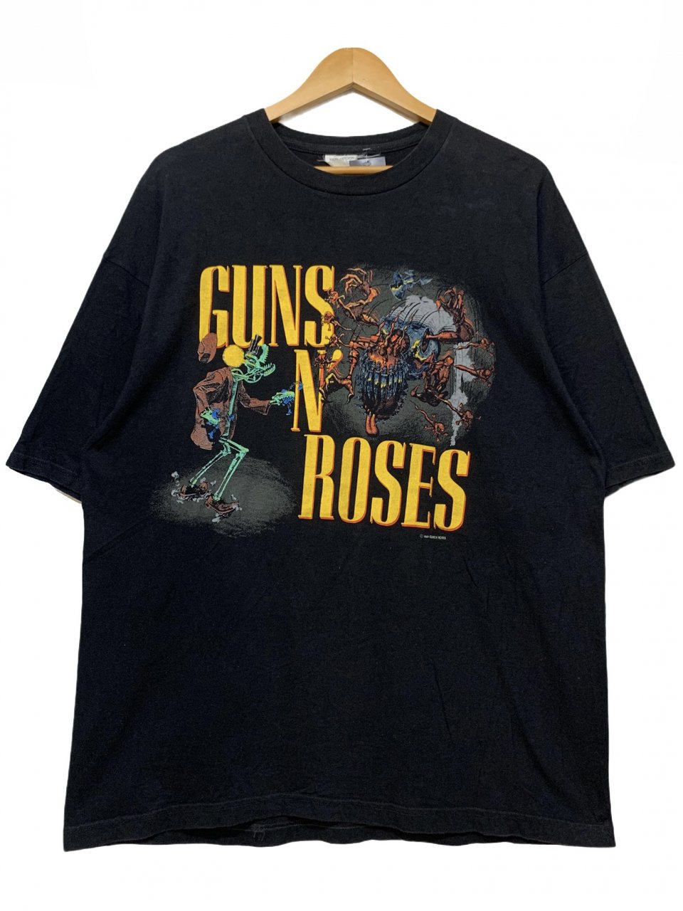 希少 90s GUNS\u0026ROSES XL tシャツ 黒