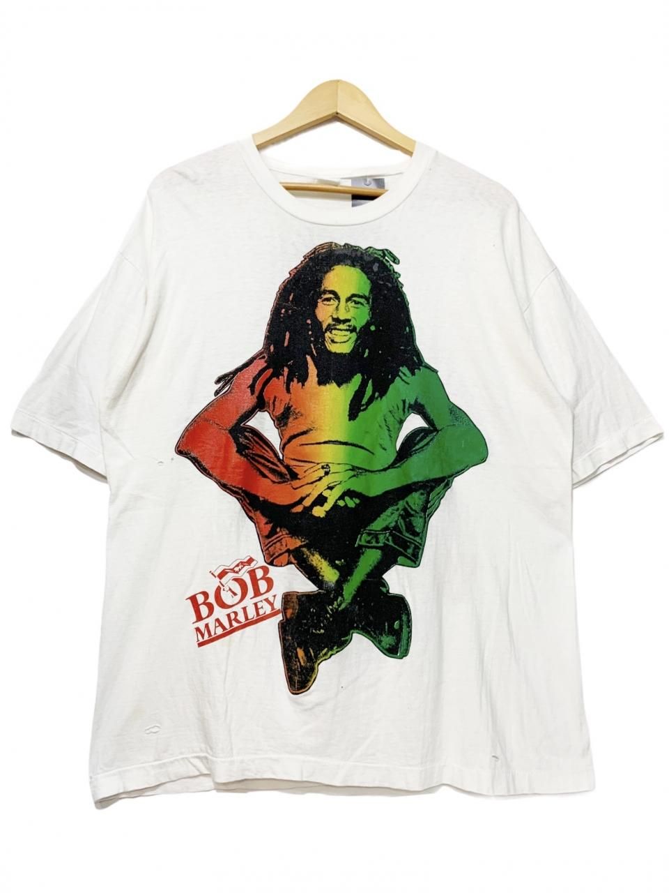 80's GTS Bob Marley ボブマーリー　ラスタカラー Tシャツ