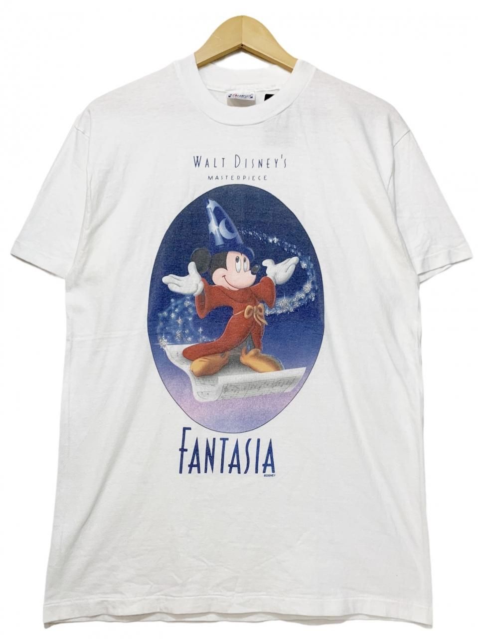 Usa製 80s Disney Fantasia Print S S Tee 白 M ディズニー ファンタジア 半袖 Tシャツ ミッキーマウス キャラクター 映画t ムービーt Hanes 古着 Newjoke Online Store