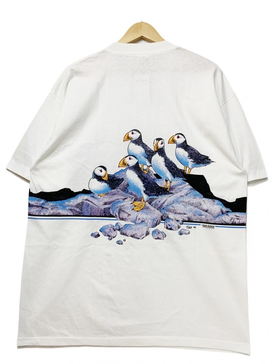 USA製 89年 Florida Sea World Print S/S Tee 白 XL 80s〜90s フロリダ