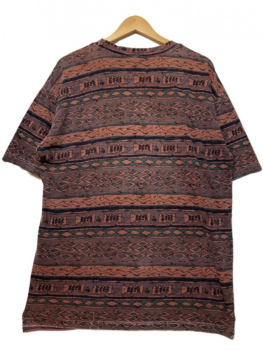 生まれのブランドで Tee S/S Border GRAMICCI 90s USA製 茶 半袖 グラミチ 旧タグ M 男性用