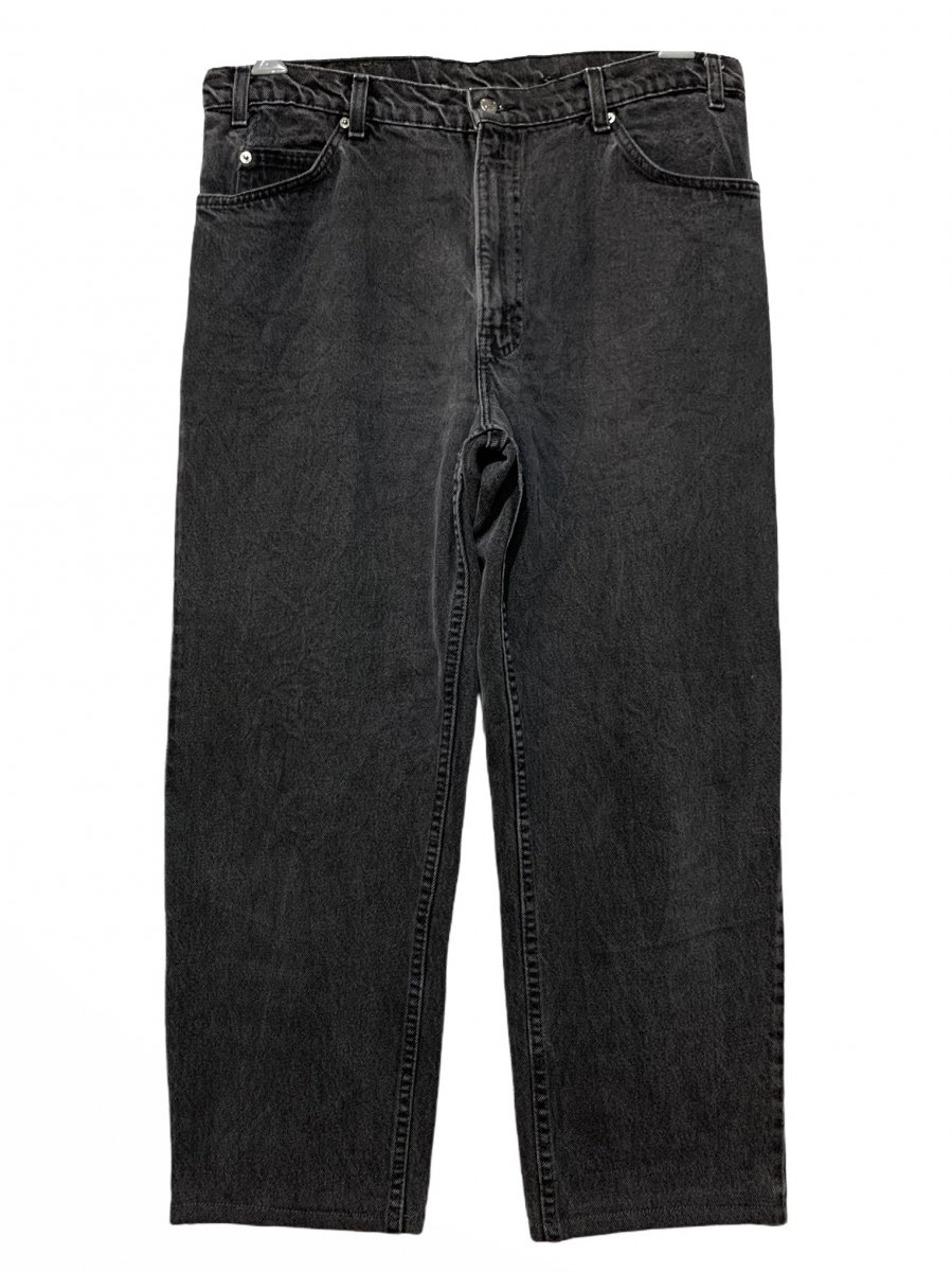 USA製 90s Levi's 550 Black Denim Pants 黒 W38×L27 リーバイス 