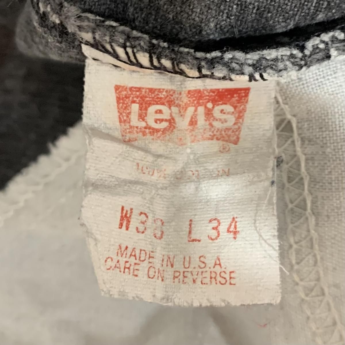 USA製 90s Levi's 550 Black Denim Pants 黒 W38×L27 リーバイス USA製 90s Levi's 550 Black Denim Pants 黒 W38×L27 リーバイス