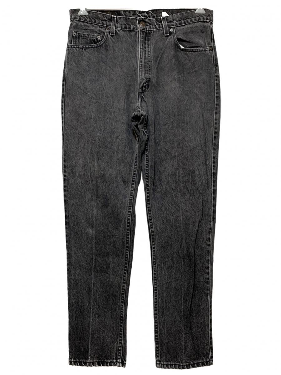 USA製 90s Levi's 512 Black Denim Pants 黒 W34×L30 リーバイス USA製 90s Levi's 512 Black Denim Pants 黒 W34×L30 リーバイス