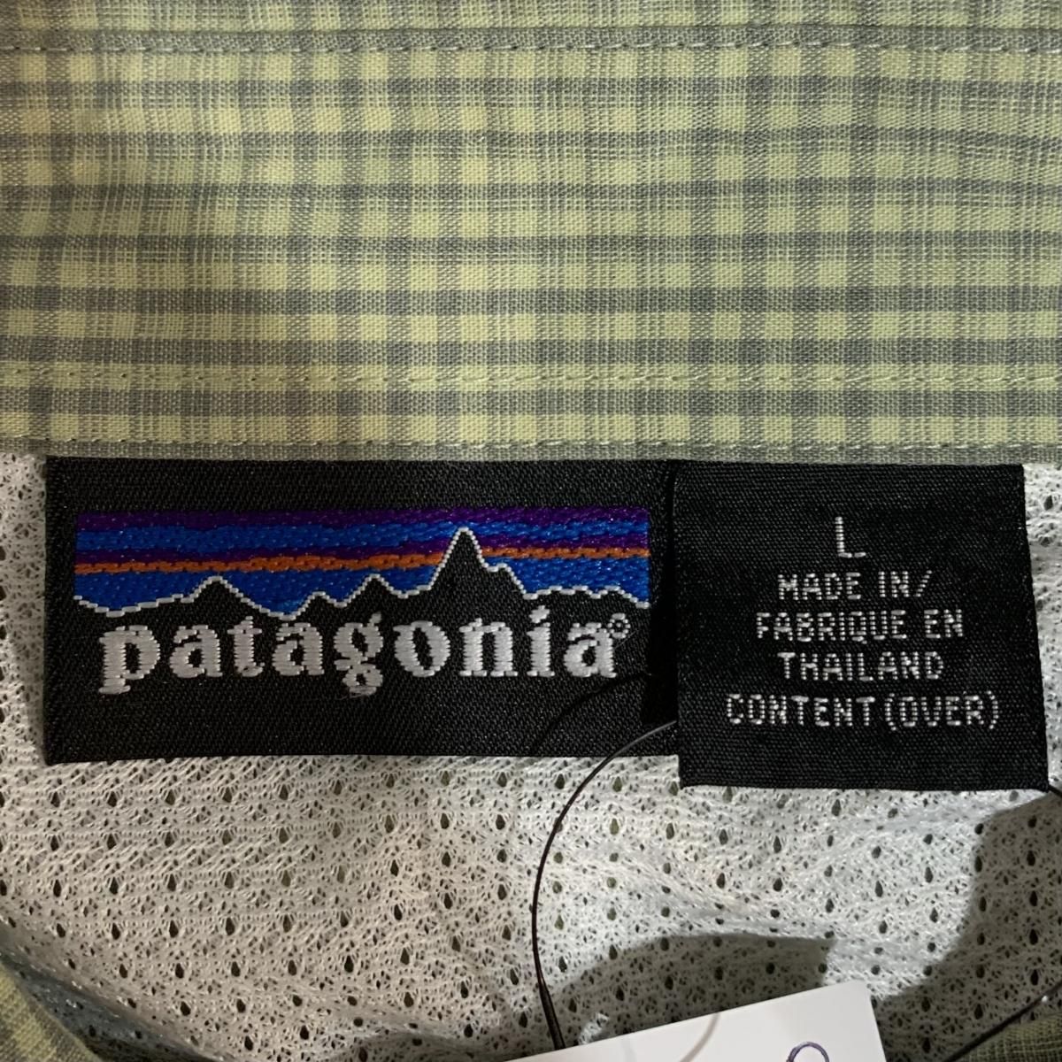 00年製 patagonia Island Hopper L/S Shirt オリーブ L 00s 00年製 patagonia Island Hopper L/S Shirt オリーブ L 00s