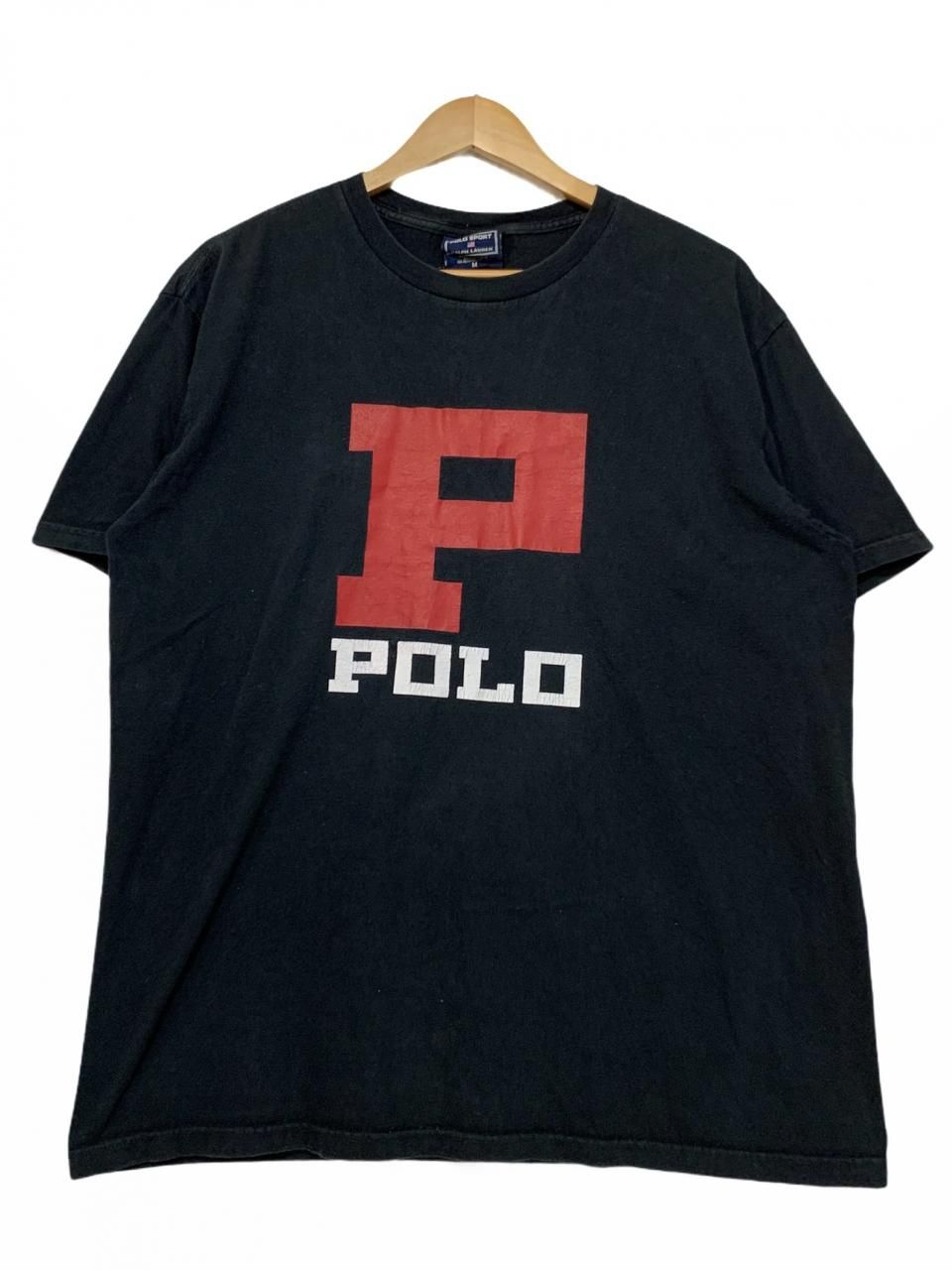 90s POLO SPORT Logo S/S Tee 黒 M ポロスポーツ 半袖 Tシャツ 90s POLO SPORT Logo S/S Tee 黒 M ポロスポーツ 半袖 Tシャツ