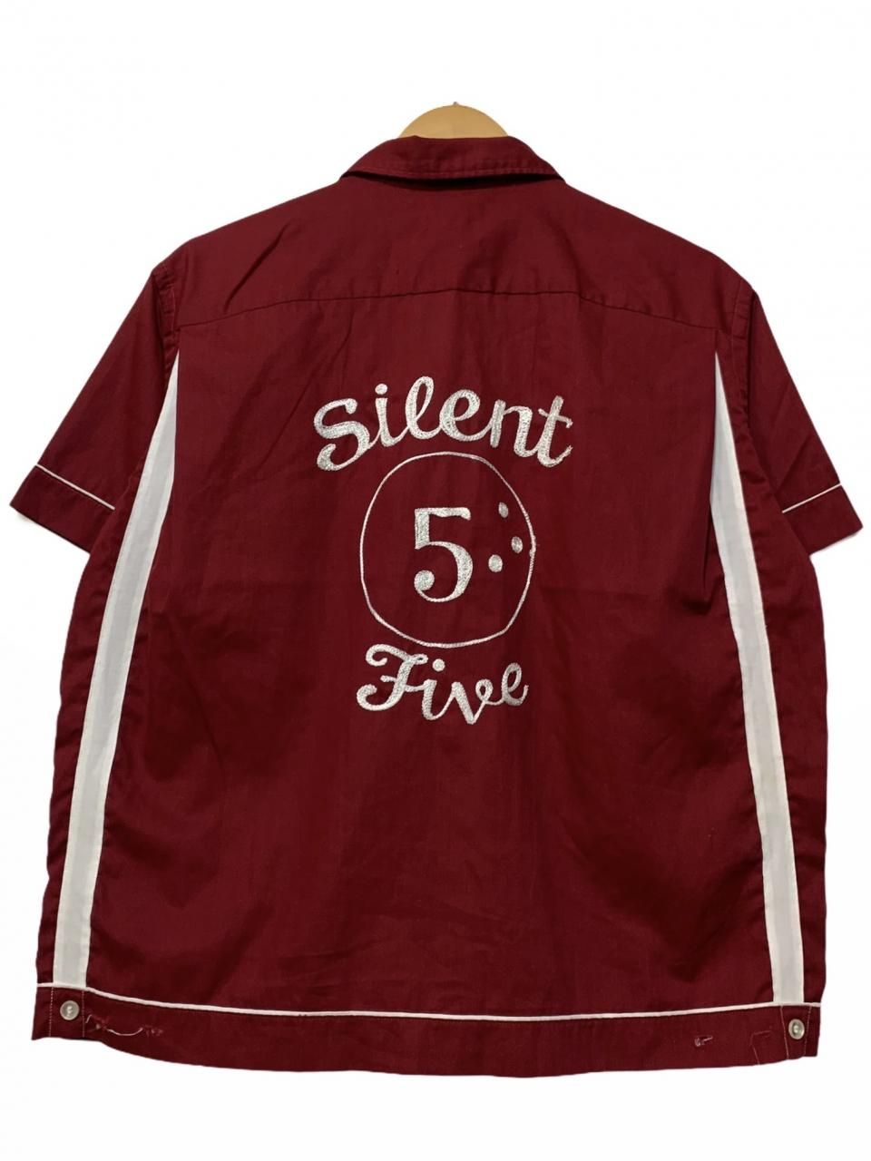 Hilton ヒルトン50’s ボーリングシャツ レッド 中古・古着通販】Hilton (ヒルトン) ボーリングシャツ レッド