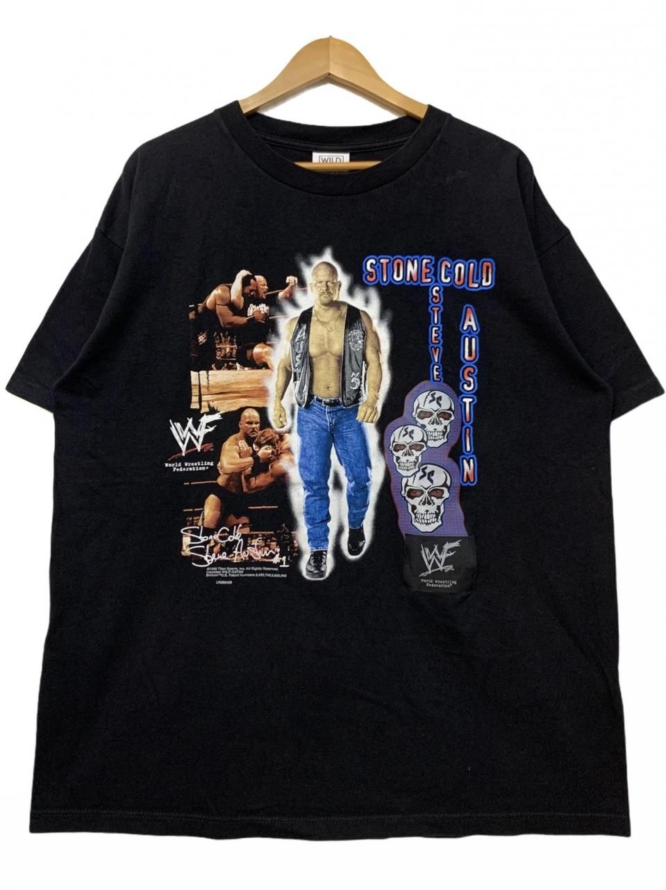 ビンテージメンズWWE ストーン • コールドvs ザ•ロック Tシャツ XL