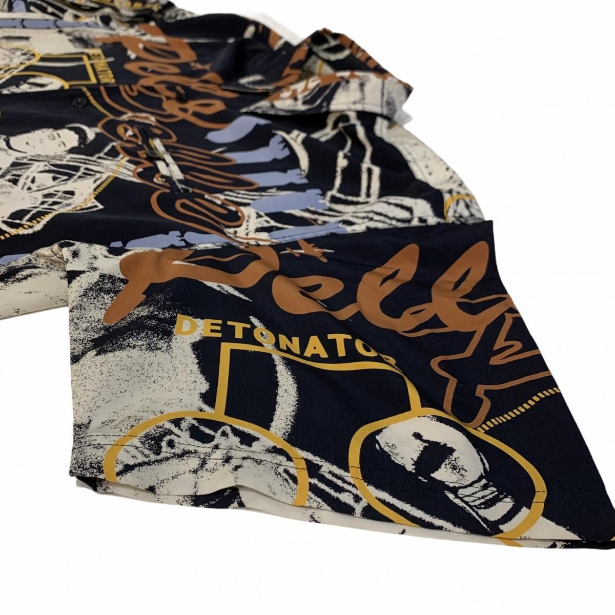 00s PELLE PELLE Over Print S/S Shirt 紺 XL ペレペレ 半袖 シャツ 大判プリント ボクシング 総柄 ネイビー 古着 - NEWJOKE ONLINE STORE 00s PELLE PELLE Over Print S/S Shirt 紺 XL ペレペレ 半袖 シャツ 大判プリント ボクシング 総柄 ネイビー 古着 - NEWJOKE ONLINE STORE
