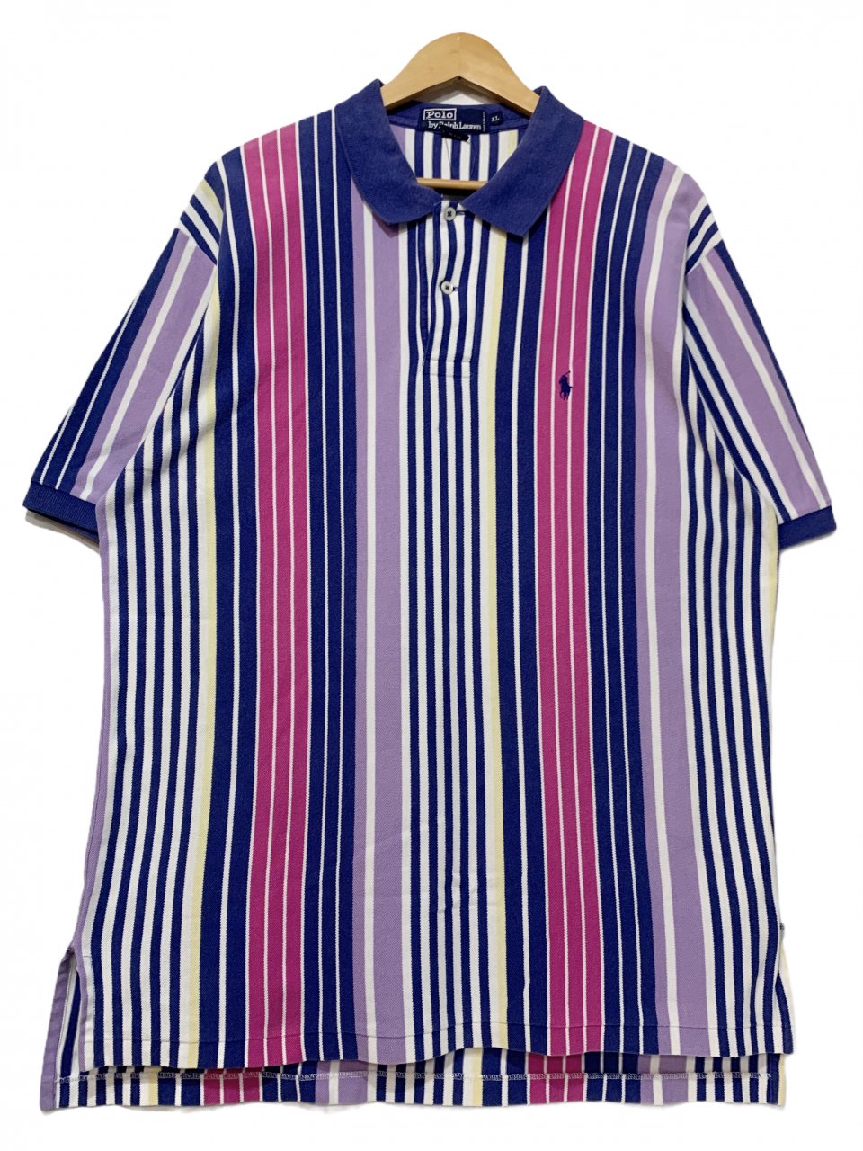 Polo Ralph Lauren Multi Stripe S/S Polo Shirt マルチ XL ポロラルフ