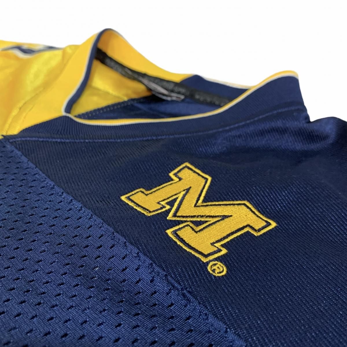 90s MICHIGAN University Football Jersey 紺黄 XL ミシガン大学 90s MICHIGAN University Football Jersey 紺黄 XL ミシガン大学
