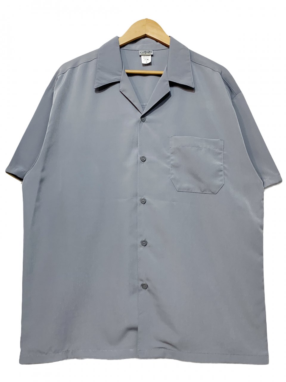 新品 USA製 CALTOP Open Collar S/S Shirt (GREY) キャルトップ 半袖 オープンカラーシャツ 開襟シャツ 無地 灰  グレー カルトップ - NEWJOKE ONLINE STORE