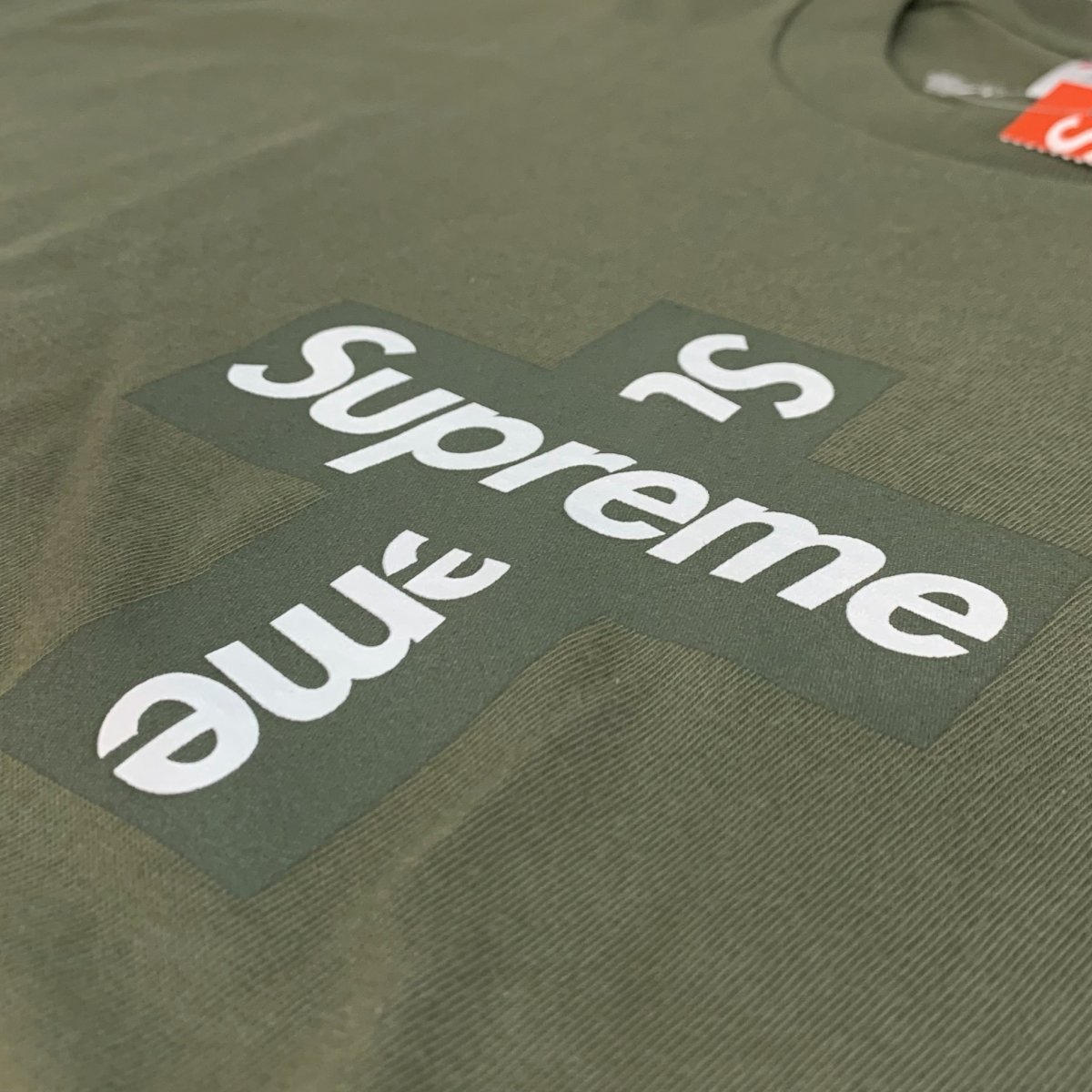 supreme box logo tee ボックスロゴ オリーブ olive