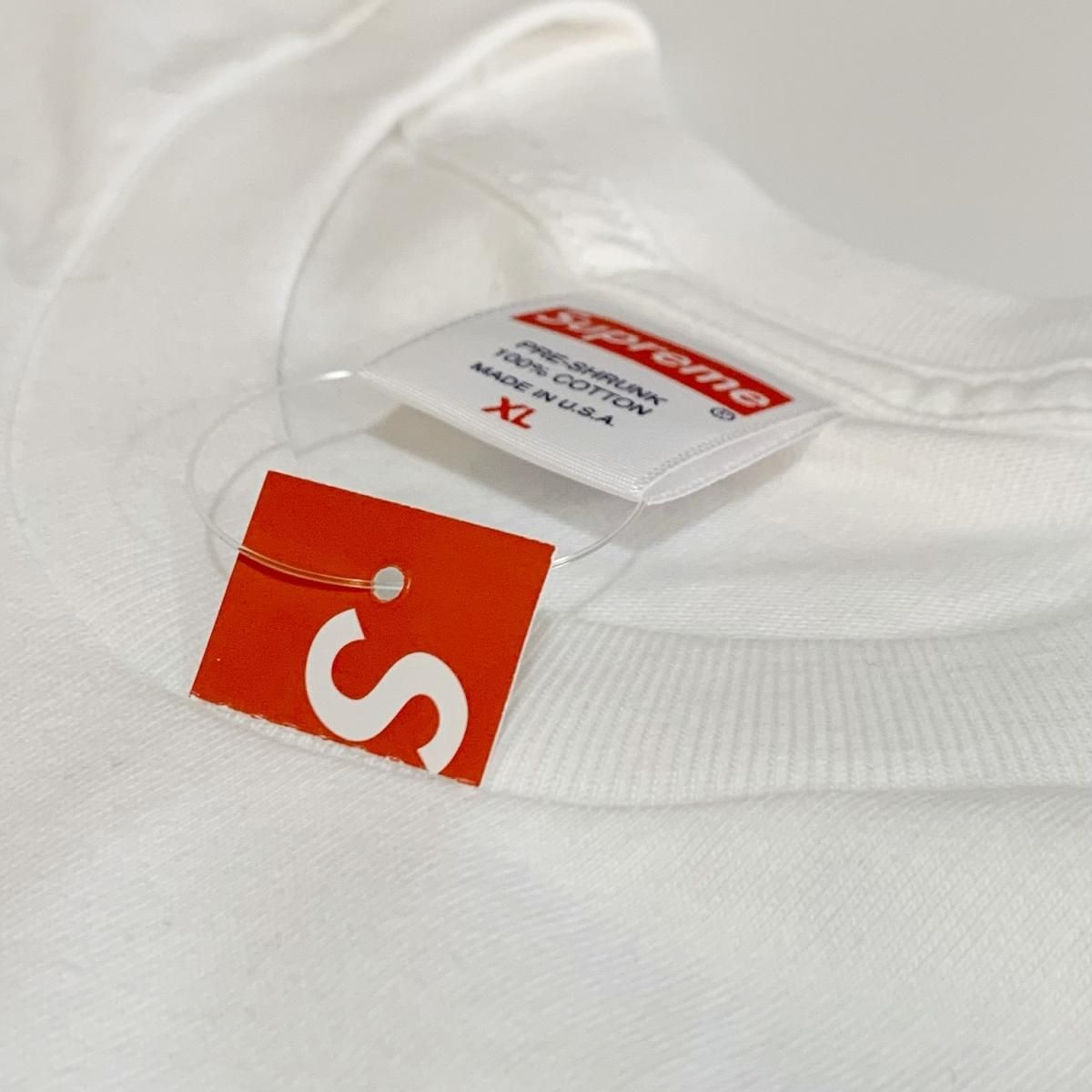 Supreme Cross Box Logo Tee white 白　XL