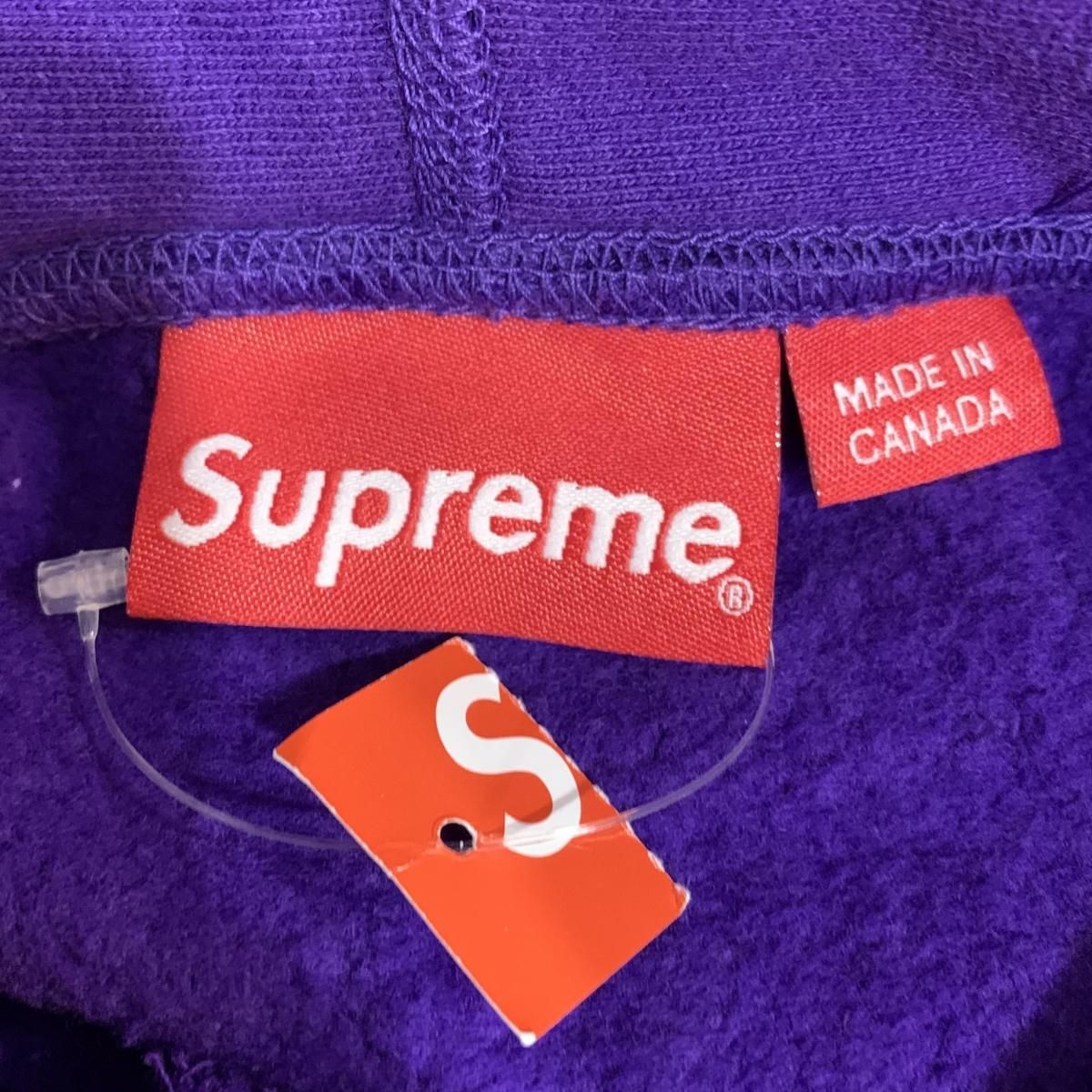 新品 20AW SUPREME Cross Box Logo Hooded Sweatshirt 紫 S ...