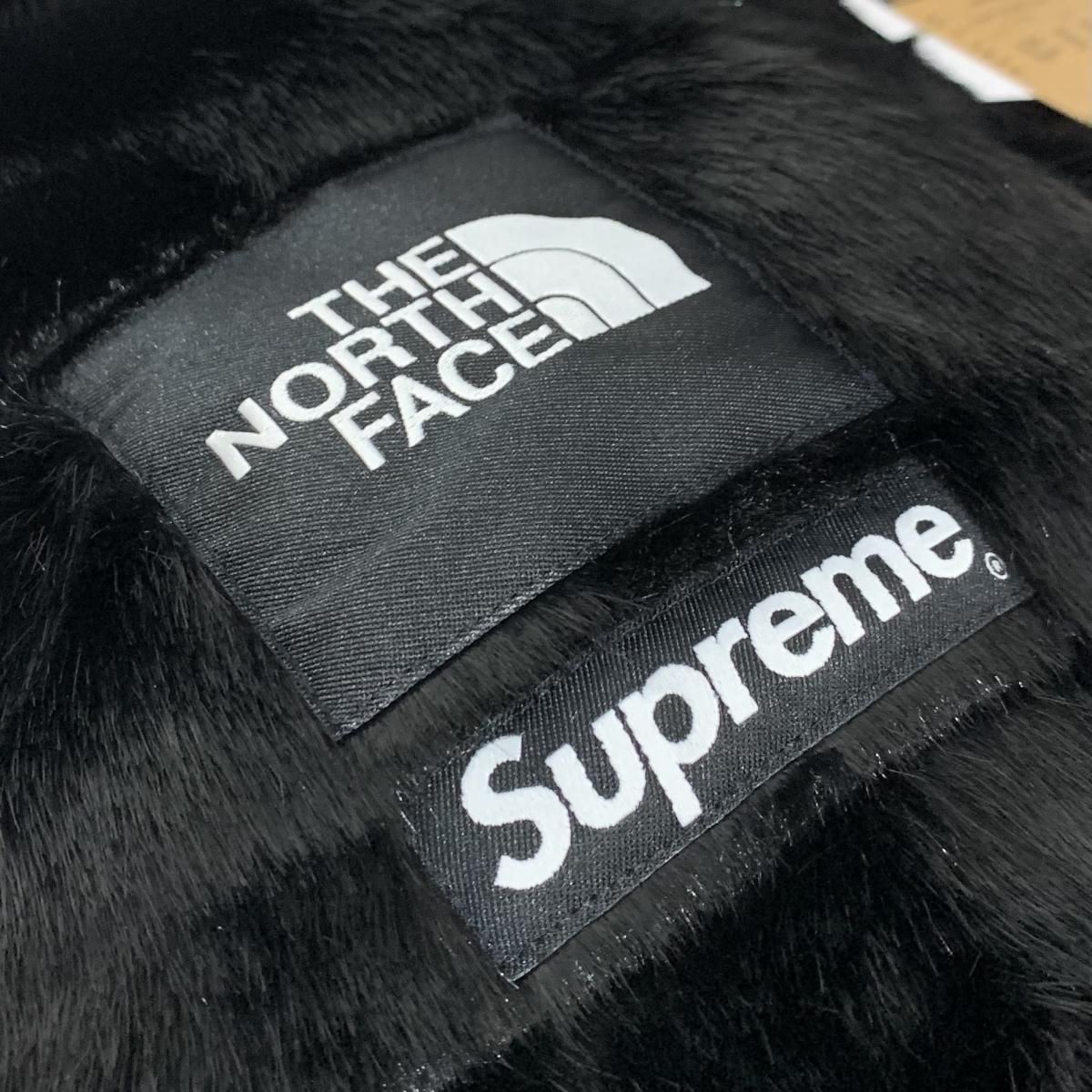 新品 20AW SUPREME × THE NORTH FACE Faux Fur Nuptse Jacket 黒 新品 20AW SUPREME × THE NORTH FACE Faux Fur Nuptse Jacket 黒