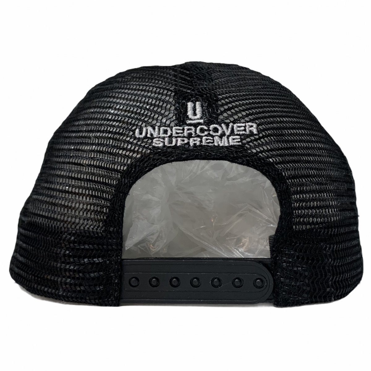 15SS SUPREME × UNDERCOVER Mesh Back 5-Panel Snapback Cap 黒