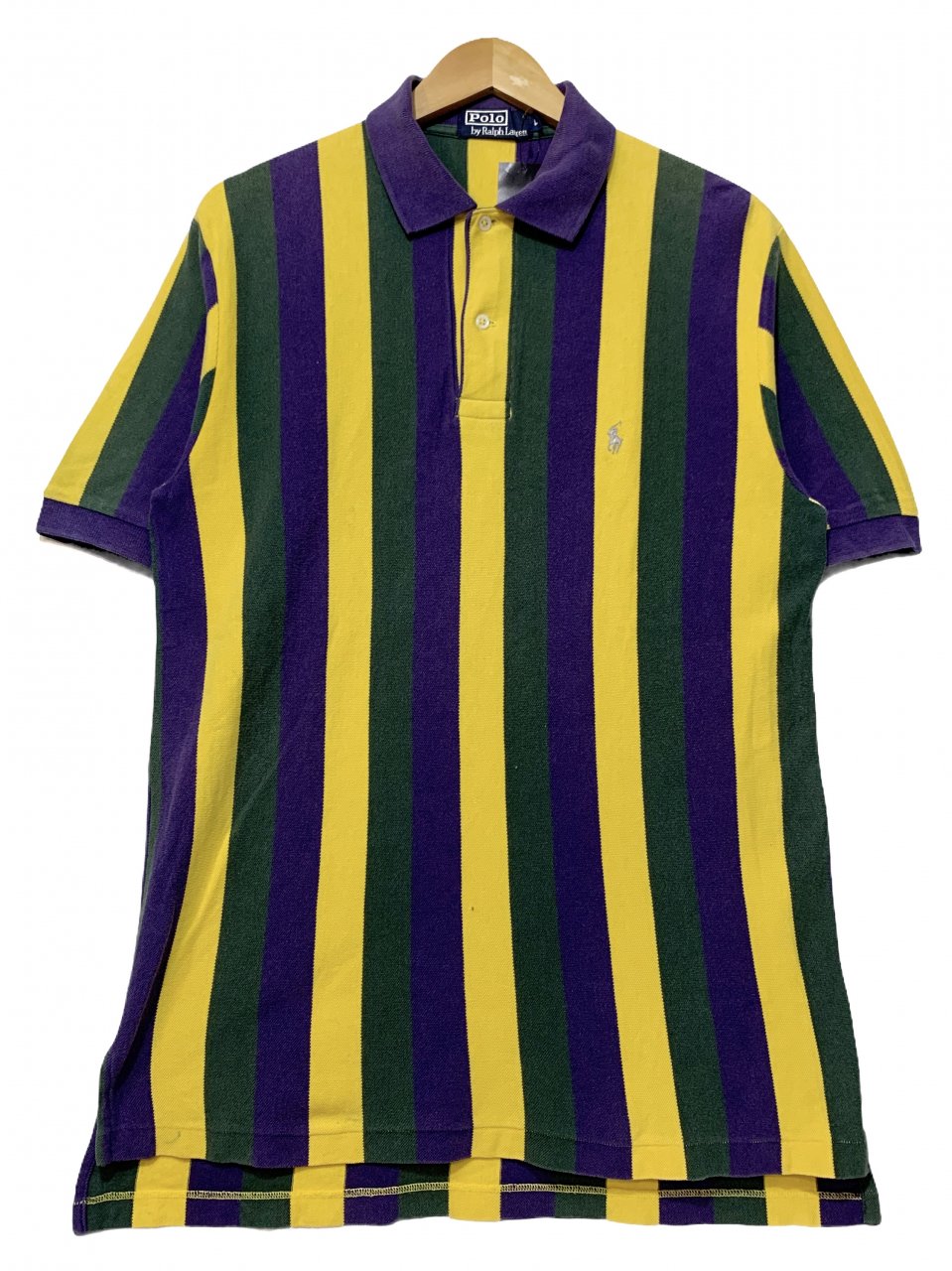 Polo Ralph Lauren Multi Stripe S/S Polo Shirt マルチ L ポロラルフ