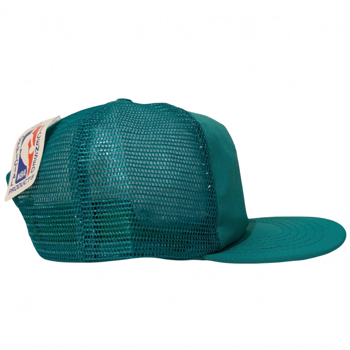 Deadstock 90s CHARLOTTE HORNETS 6 Panel Mesh Cap エメラルド デッドストック NBA シャーロット ホーネッツ メッシュキャップ 6パネル スナップバック - NEWJOKE ONLINE STORE