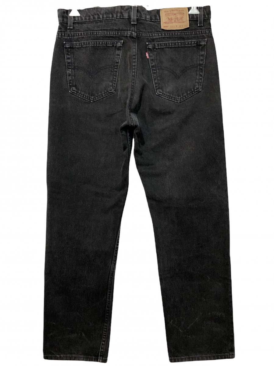 USA製 95年 Levi's 505 Black Denim Pants 黒 W36×L30 90s リーバイス ...
