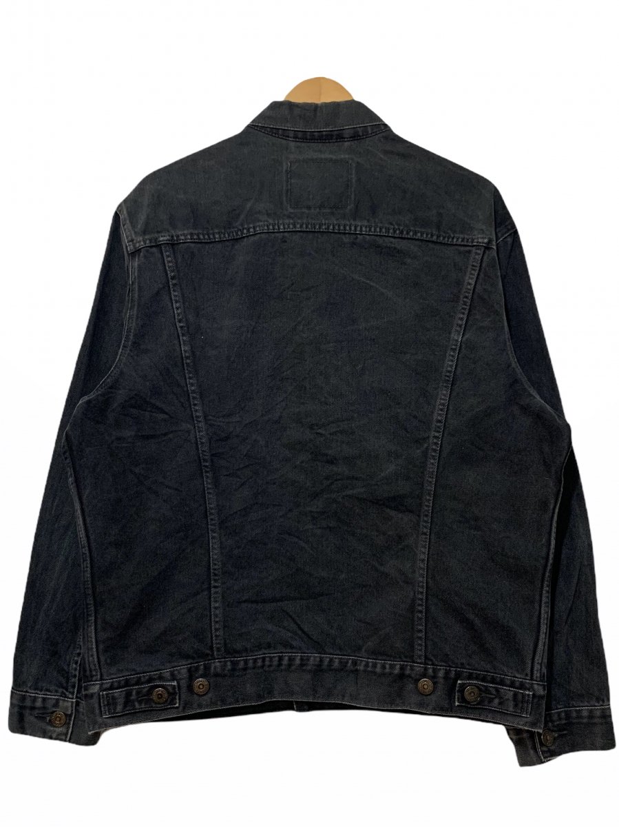 96年 Euro Levi's 70503-02 Black Denim Jacket 黒 L 90s Levis ユーロ