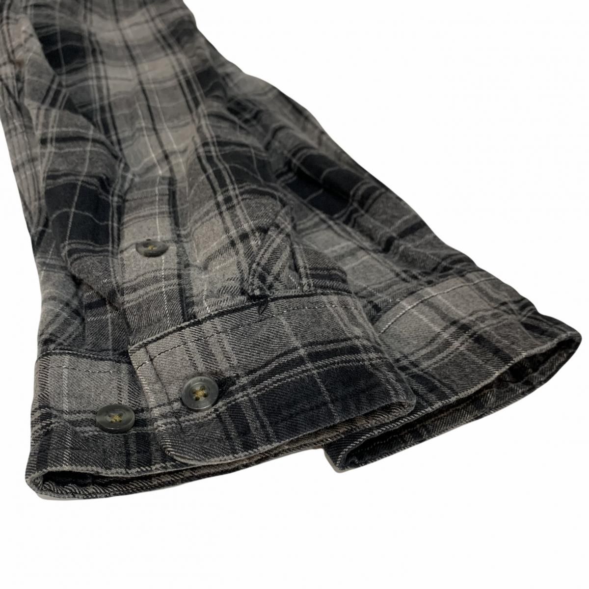 13年製 Carhartt Check Flannel L/S Shirt 黒灰 XL 10s 13年製 Carhartt Check Flannel L/S Shirt 黒灰 XL 10s