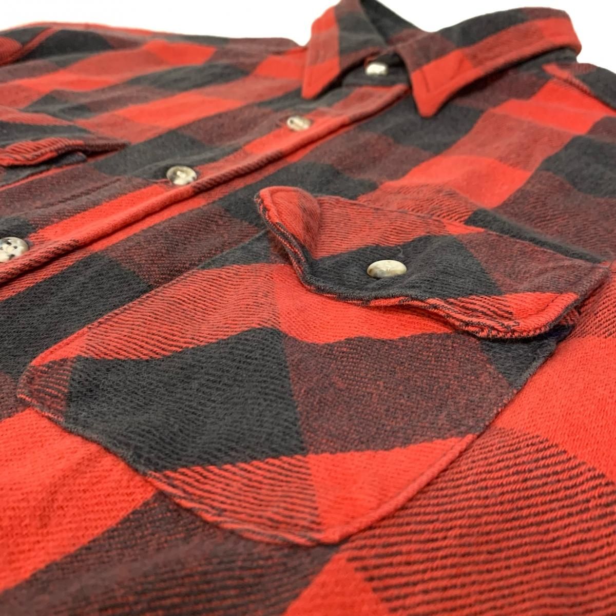 90s FIVE BROTHER Check Flannel L/S Shirt 赤黒 XL ファイブ 90s FIVE BROTHER Check Flannel L/S Shirt 赤黒 XL ファイブ