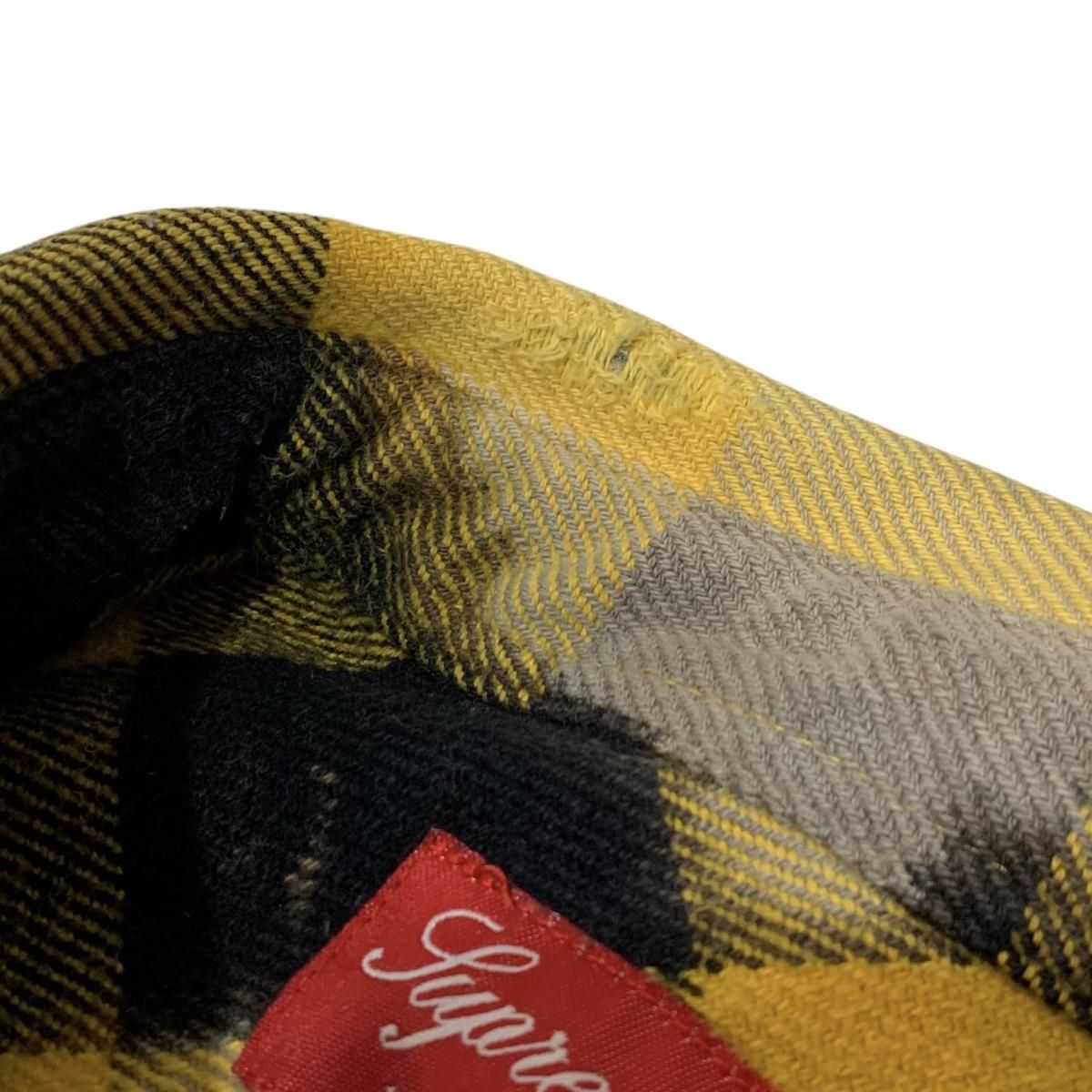 シュプリーム ブリーチ加工　ネルシャツ　Sサイズ　名品　2013AW Supreme シュプリーム 13AW Bleached Buffalo Heavyweight Shirt