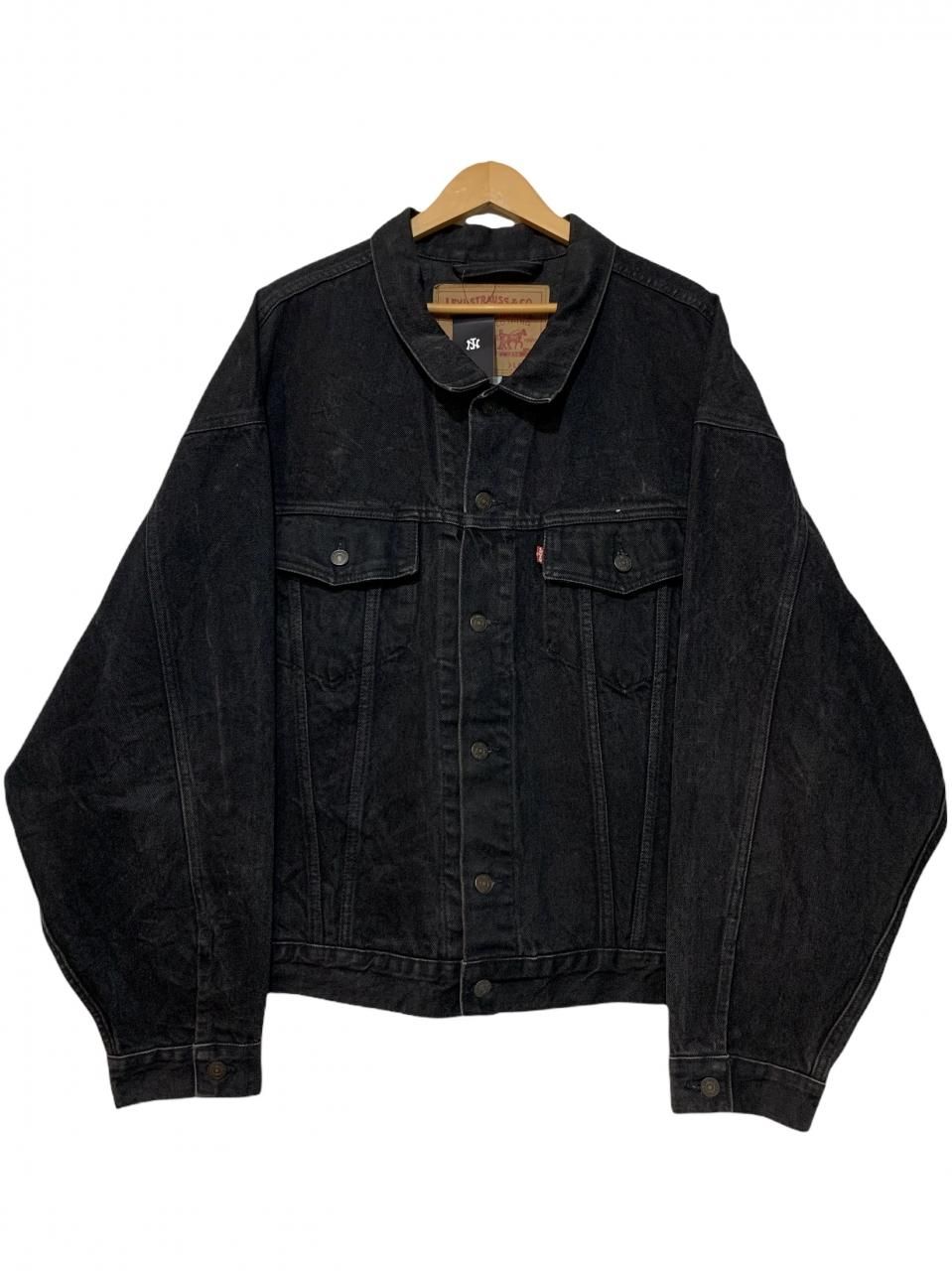 90s Levi's 70598-4159 Black Denim Jacket 黒 XL Levis リーバイス