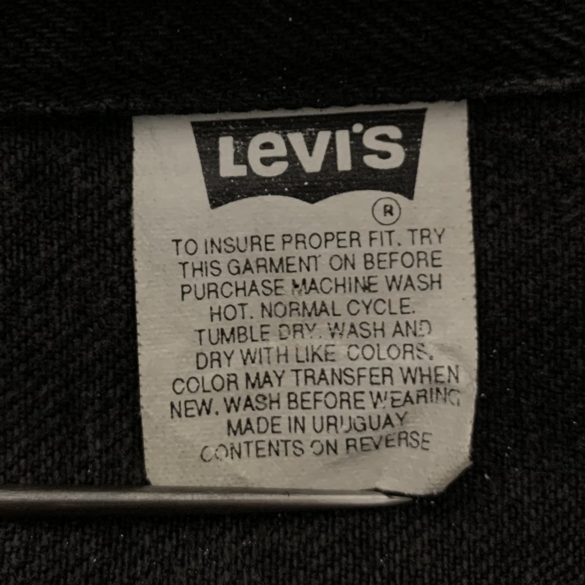 90s Levi's 70598-4159 Black Denim Jacket 黒 XL Levis リーバイス