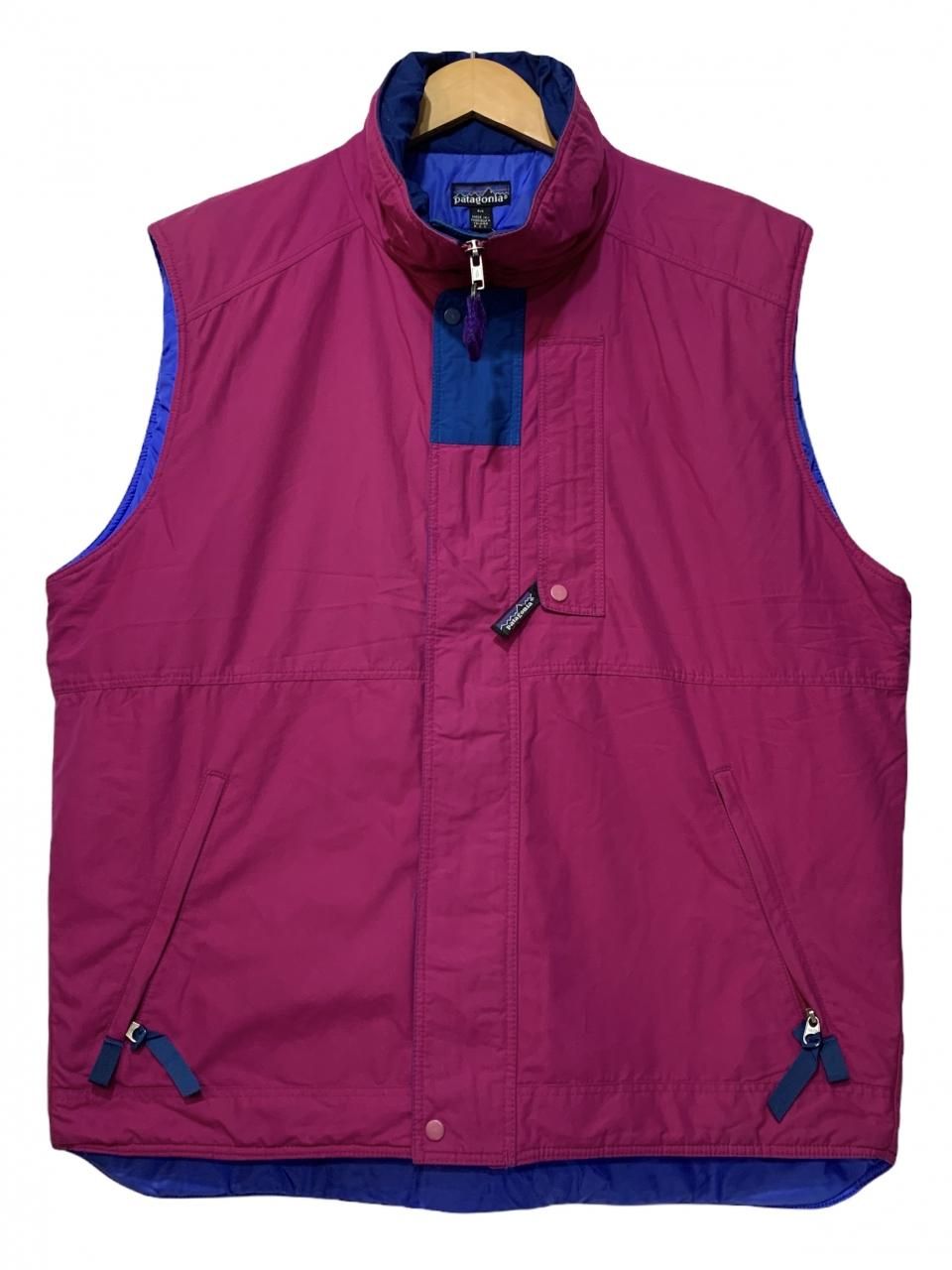 91年製 patagonia Nylon Padding Vest 紫ピンク M 90s パタゴニア