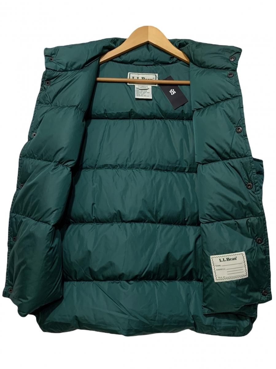 90s~00s L.L.Bean Down Vest 緑 M相当 エルエルビーン ダウンベスト