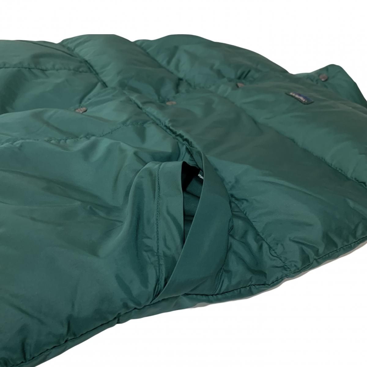 90s~00s L.L.Bean Down Vest 緑 M相当 エルエルビーン ダウン