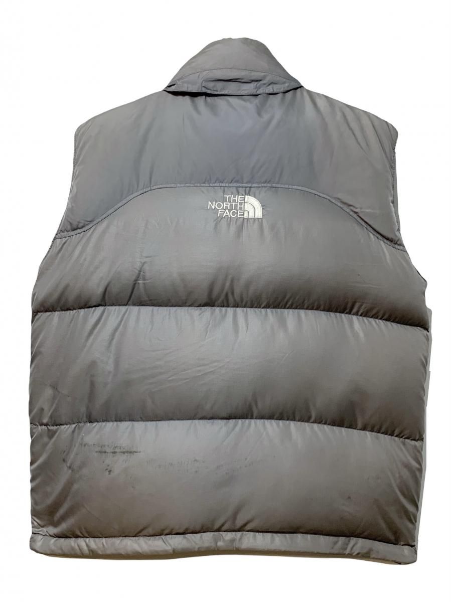 90s~00s THE NORTH FACE Nuptse Vest 灰 Women's L ノースフェイス