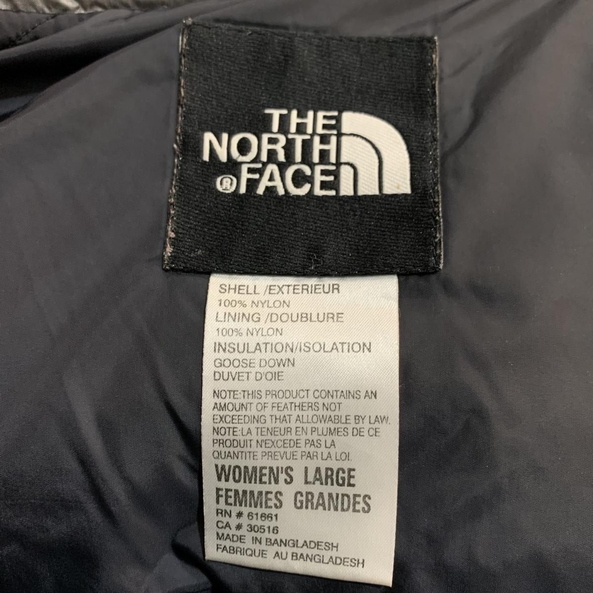 90s~00s THE NORTH FACE Nuptse Vest 灰 Women's L ノース 90s~00s THE NORTH FACE Nuptse Vest 灰 Women's L ノース