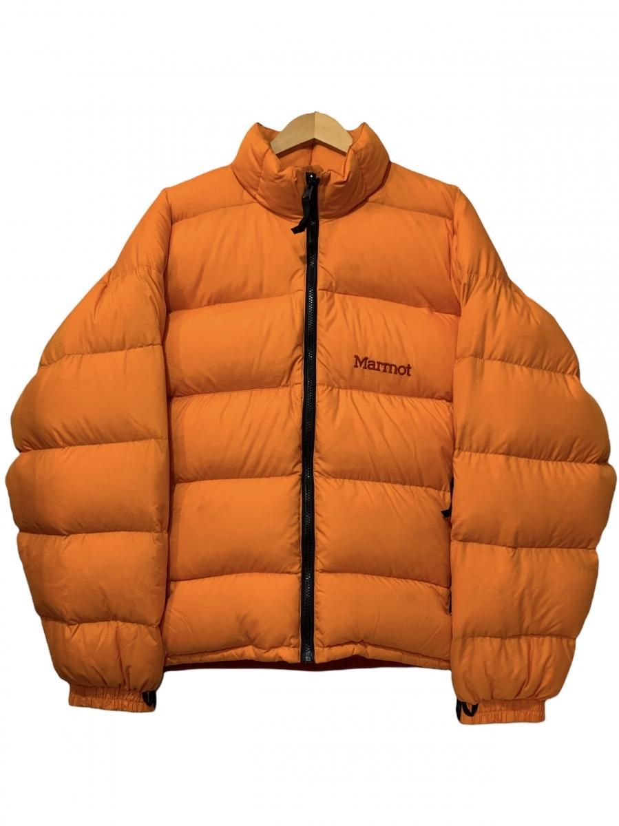 MARMOT Down Jacket オレンジ赤 L マーモット ダウンン MARMOT Down Jacket オレンジ赤 L マーモット ダウンン