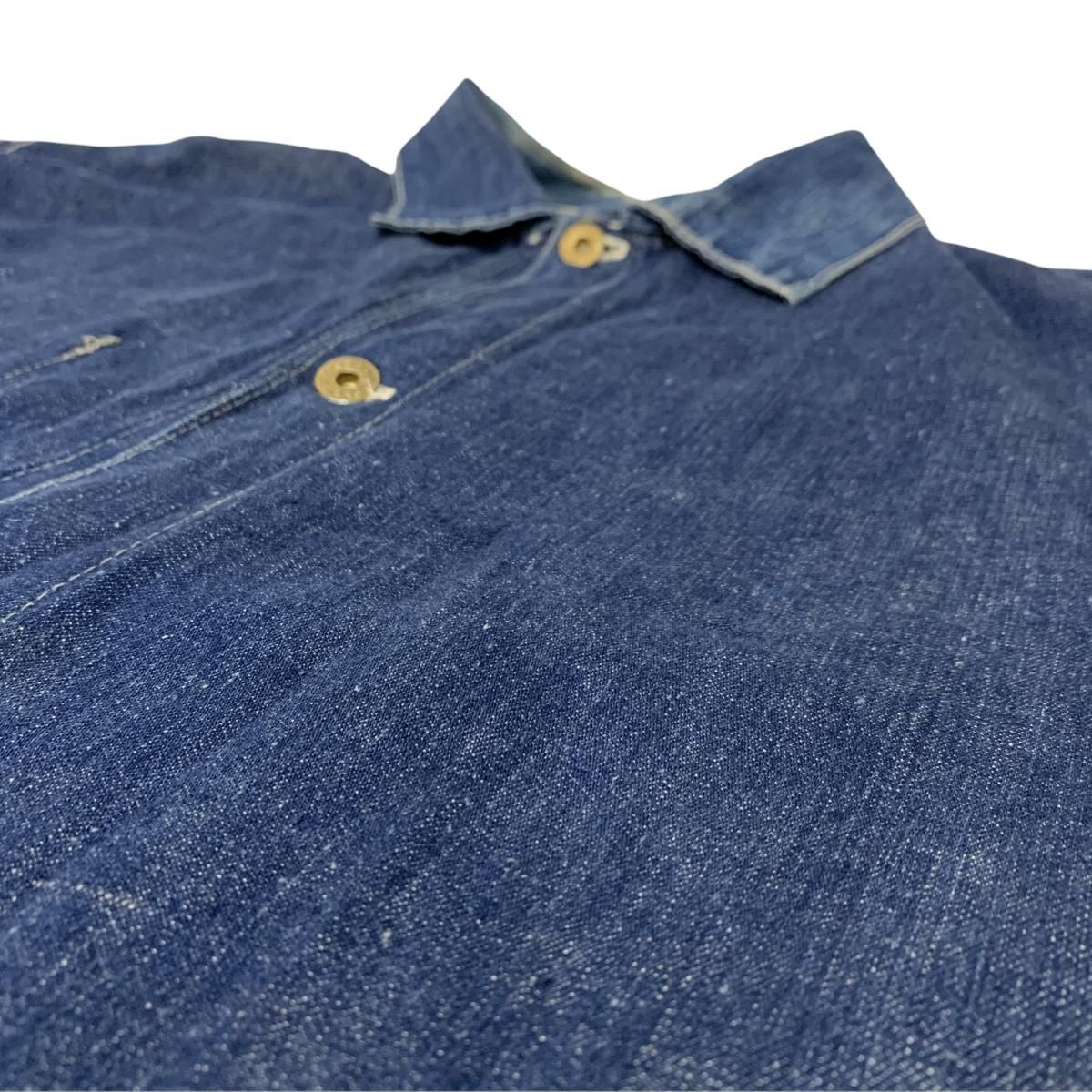 40s Vintage Denim Coverall 紺 38 ヴィンテージ カバーオール