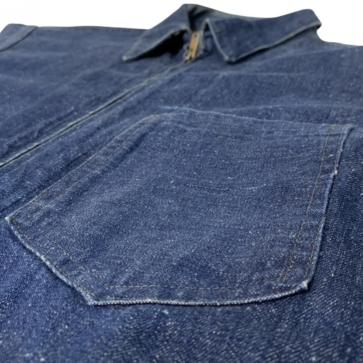 50s Seafarer Zip-Up Denim Coverall 紺 36 シーファーラー 50s Seafarer Zip-Up Denim Coverall 紺 36 シーファーラー