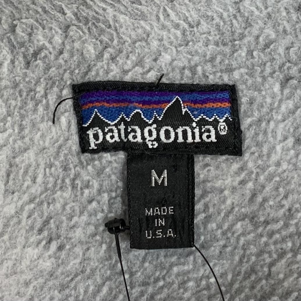 USA製 89年 patagonia Shelled Synchilla Jacket 紫灰 M 80s USA製 89年 patagonia Shelled Synchilla Jacket 紫灰 M 80s