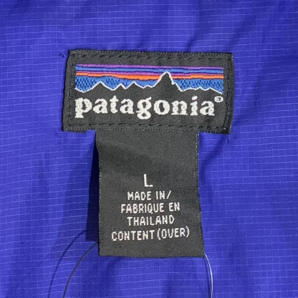 00年製 patagonia Puffball Vest 黒青 L 00s パタゴニア パフボール