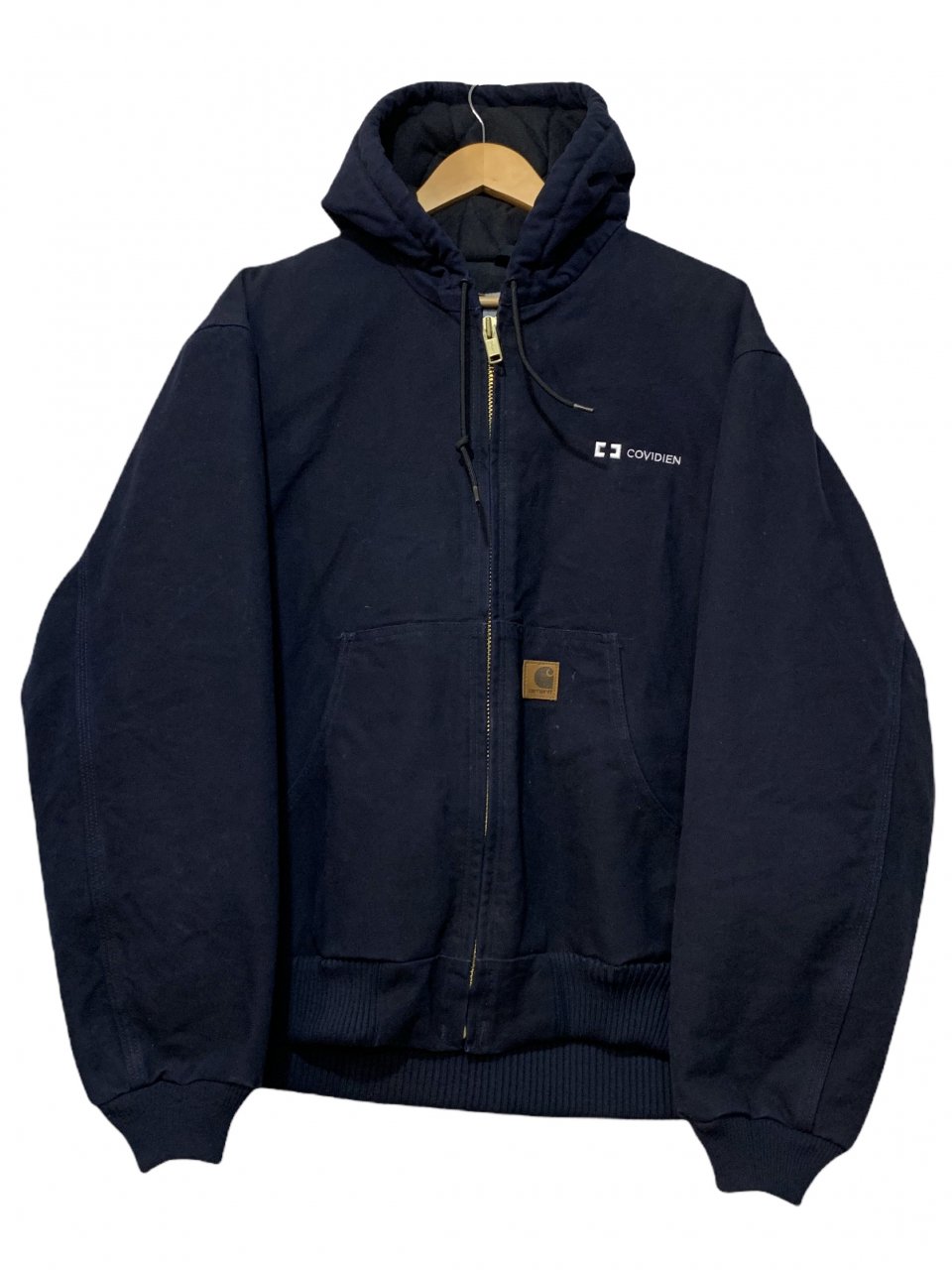 Carhartt Quilted Flannel Lined Active Jacket 紺 L カーハート ...