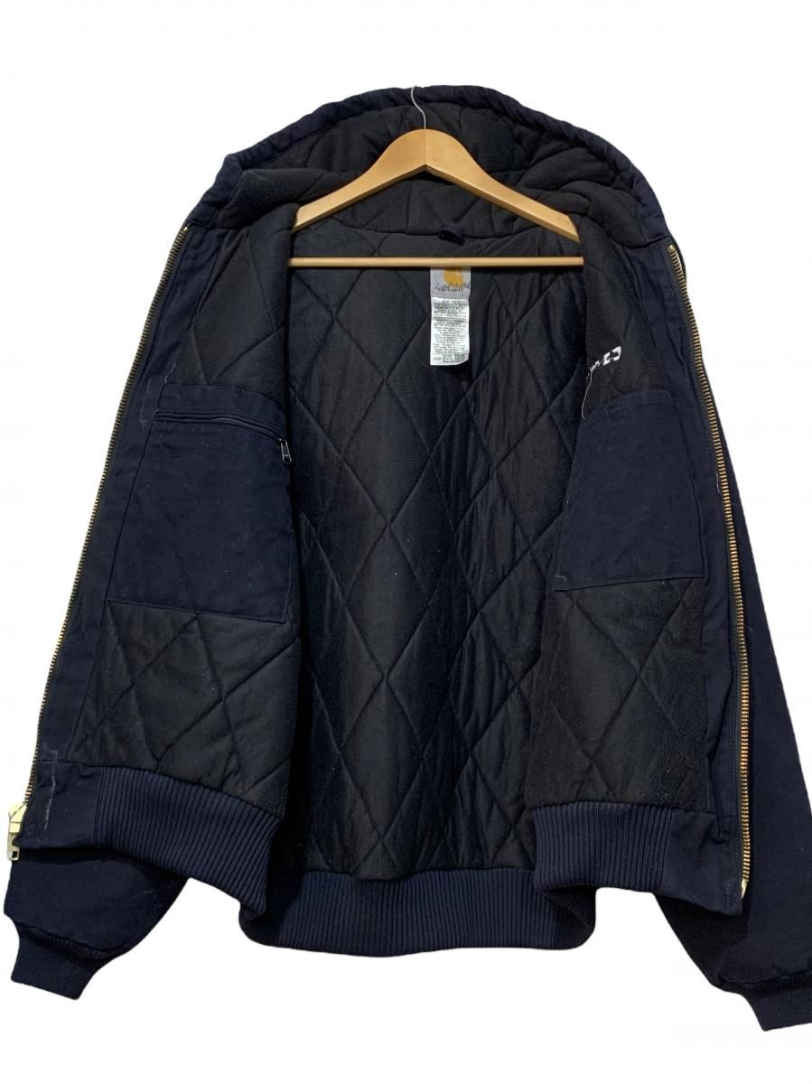 Carhartt Quilted Flannel Lined Active Jacket 紺 L カーハート Carhartt Quilted Flannel Lined Active Jacket 紺 L カーハート