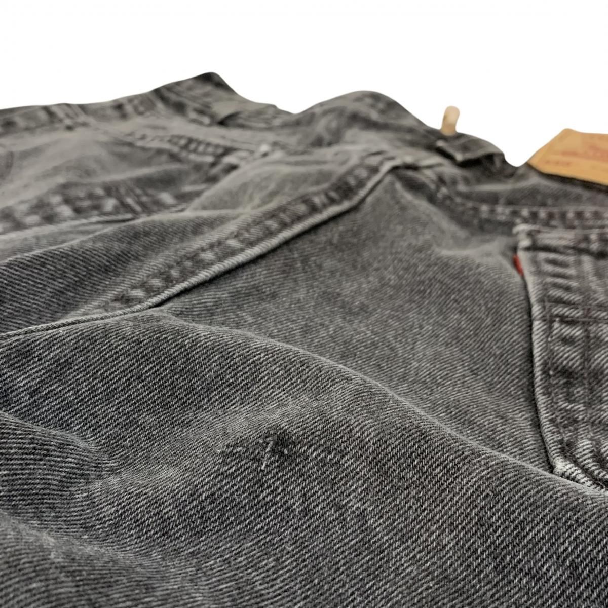 USA製 98年製 Levi's 550 Black Denim Pants 黒 W35×L28 90s USA製 98年製 Levi's 550 Black Denim Pants 黒 W35×L28 90s