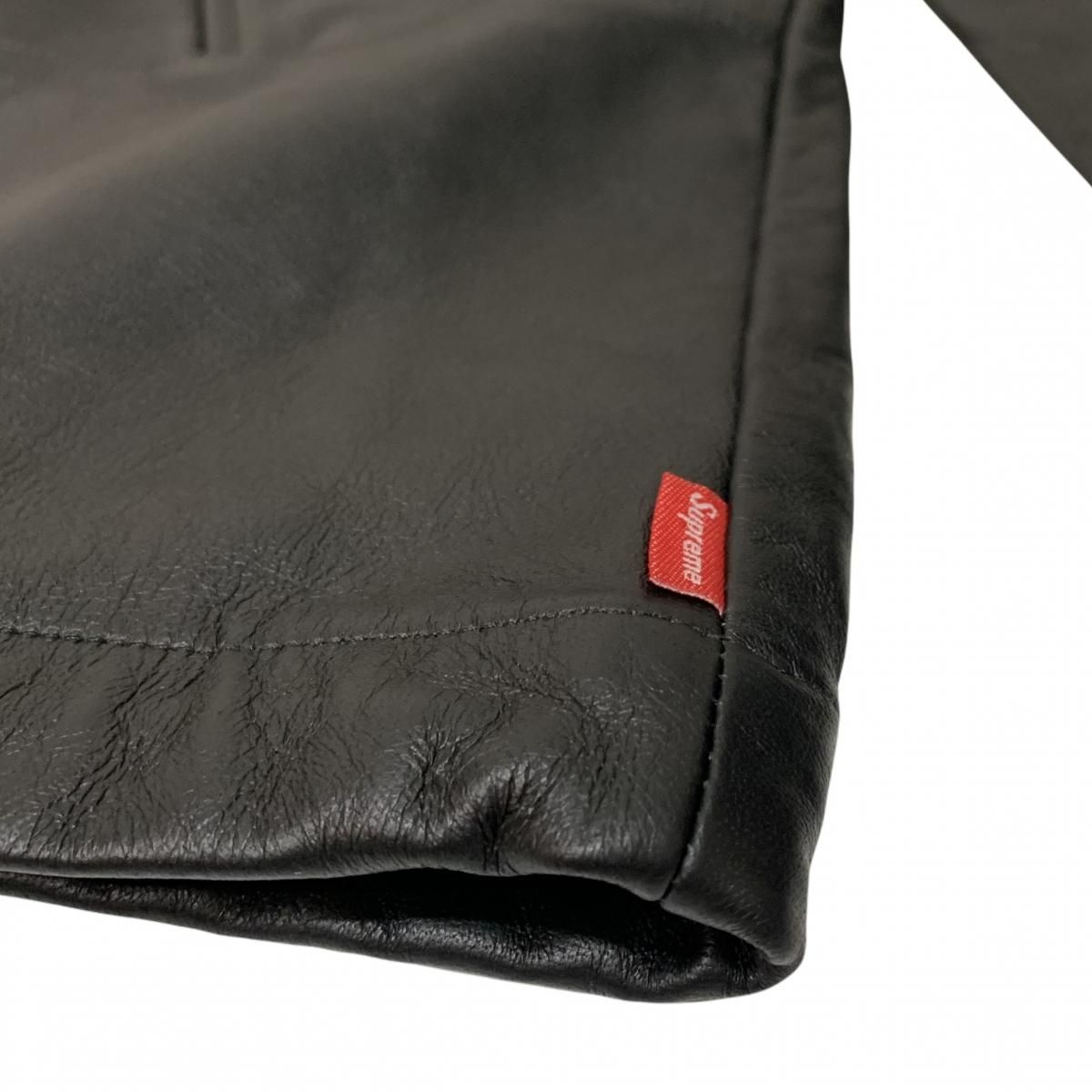 新品 18AW SUPREME × THE NORTH FACE Leather Mountain Parka 黒 新品 18AW SUPREME × THE NORTH FACE Leather Mountain Parka 黒