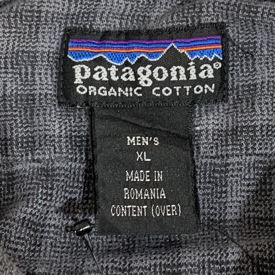 02年製 patagonia L/S Work Shirt 灰 XL 00s パタゴニア ワークシャツ